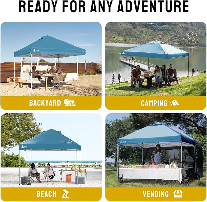 CROWN SHADES 10x10 Pop Up Canopy Tent - Image 4
