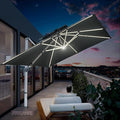 10x10 FT Square Cantilever Patio Umbrella by MojiaOutdoorFurniture