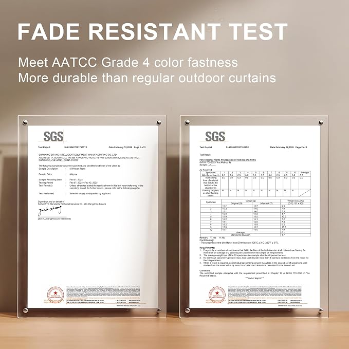 RYB HOME Fade-Resistant Extra Wide Outdoor Curtains - Image 4