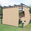 Easy-Going Outdoor Patio Curtains 2 Panels, 110x108 inch, Porch and Pergola by Easy-Going