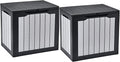YITAHOME 30 Gallon Deck Box | 2-Pack Waterproof Resin Outdoor Storage Box by YITAHOME