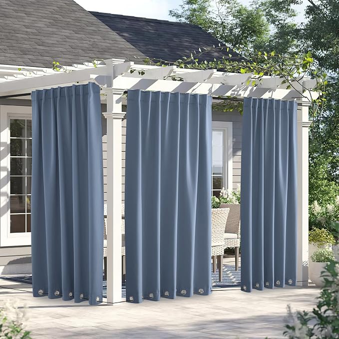 NICETOWN Windproof Outdoor Curtains by NICETOWN