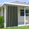 NICETOWN Morandi Green Outdoor Curtain by NICETOWN