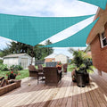 Patio Paradise 5' x 5' x 5' Sun Shade Sail Triangle Canopy Shade Cloth Fabric by Patio