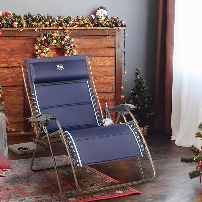Timber Ridge Oversized Zero Gravity Chair, 33In Wide XXL Zero Gravity Reclining - Image 2
