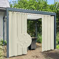 Easy-Going 100% Waterproof Outdoor Curtains 54x84 inch, Gazebo and Pergola 2 by Easy-Going