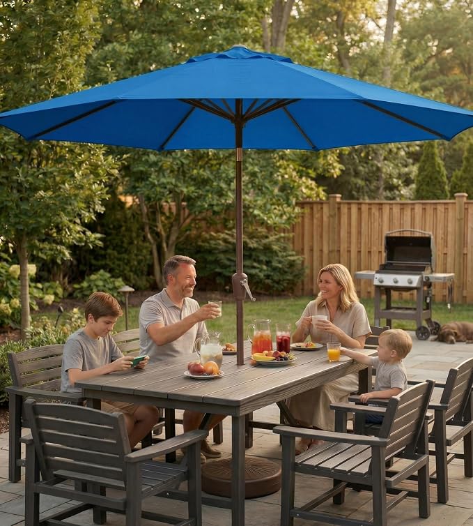 10FT Patio Umbrella, Outdoor Umbrella - Image 5