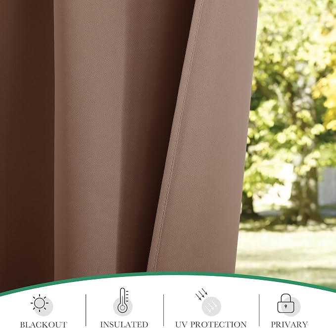 2 Panels Outdoor Blackout Curtains - Image 5