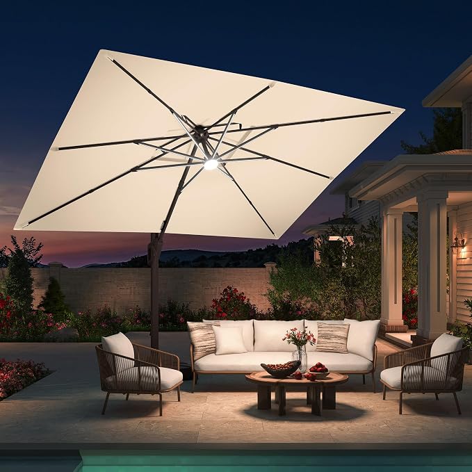 10 X 13 FT Cantilever Patio Outdoor Umbrella - Image 2