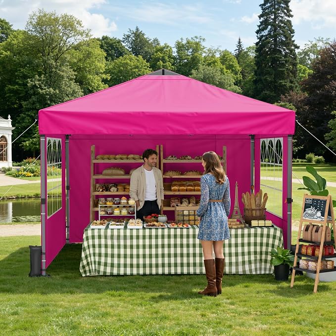 Raynesys 10x10ft Pop Up Canopy Tent - Image 8