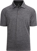 Alex Vando Mens Golf Shirt Moisture Wicking Quick-Dry Short Sleeve Casual Polo Shirts for Men