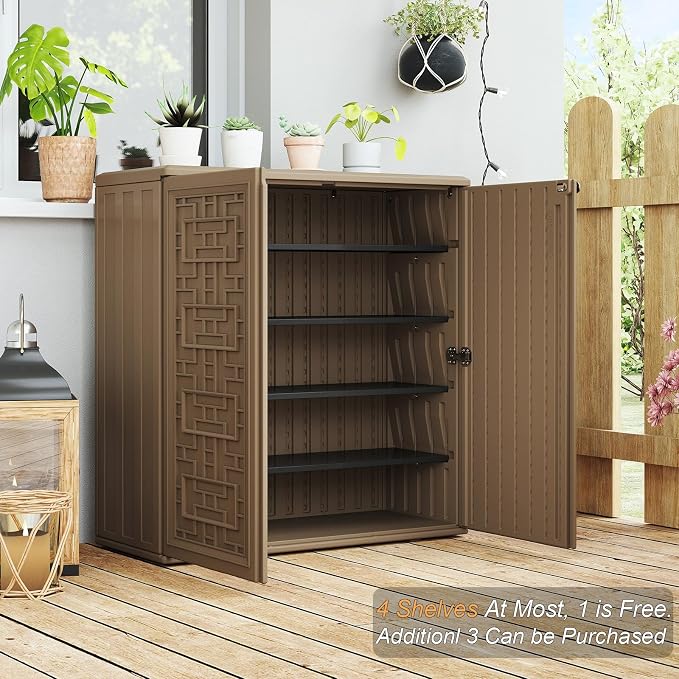 HOMSPARK Indoor/Outdoor Storage Cabinet - Image 7