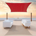 Colourtree CTAPR1220 Custom Size 20' x 21' Red Sun Shade Sail Canopy UV Block by ColourTree