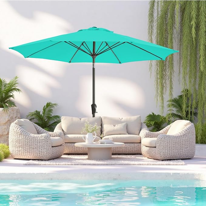 9 FT Patio Umbrella Outdoor pool Umbrella - Image 2