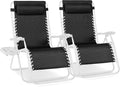 Best Choice Products Set of 2 Extra Wide Adjustable Steel Mesh Zero Gravity by Unknown