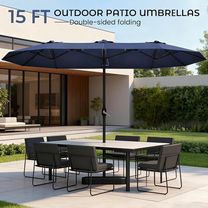 DomeShade 15ft Patio Umbrella - Image 2