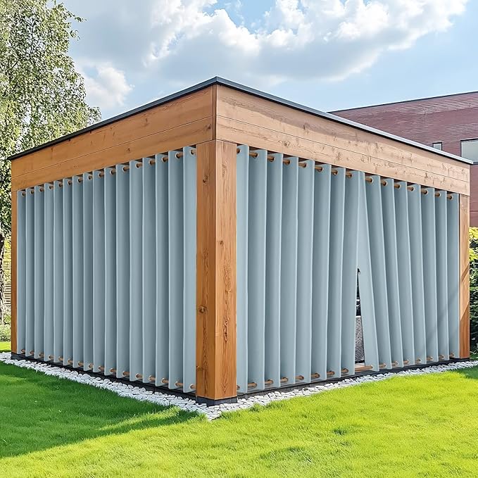 HDCAXKJ Waterproof Outdoor Curtains by HDCAXKJ