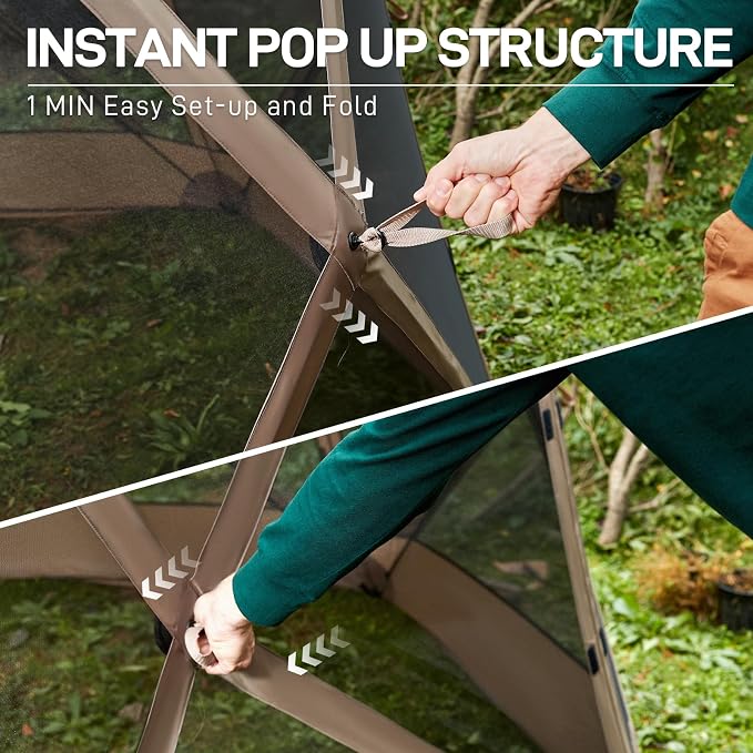 EVER ADVANCED Pop up Screen House Tent - Image 2