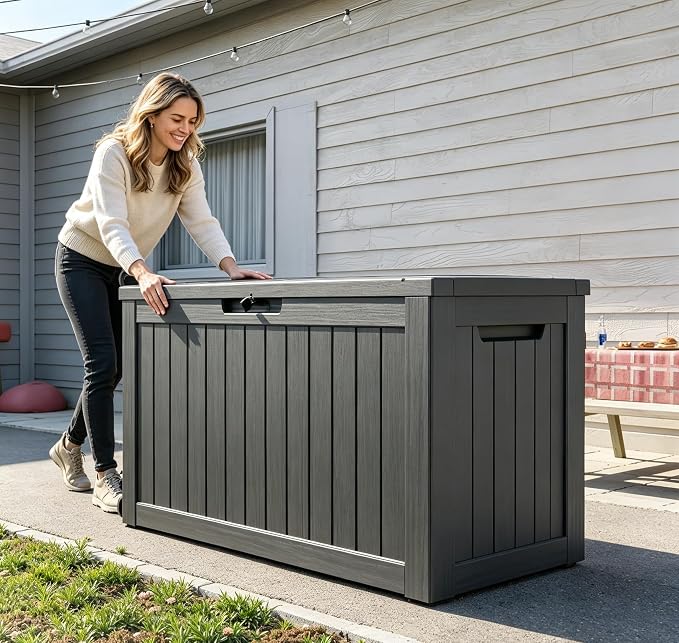 230 Gallon Resin Deck Box, Package Delivery Box - Image 9