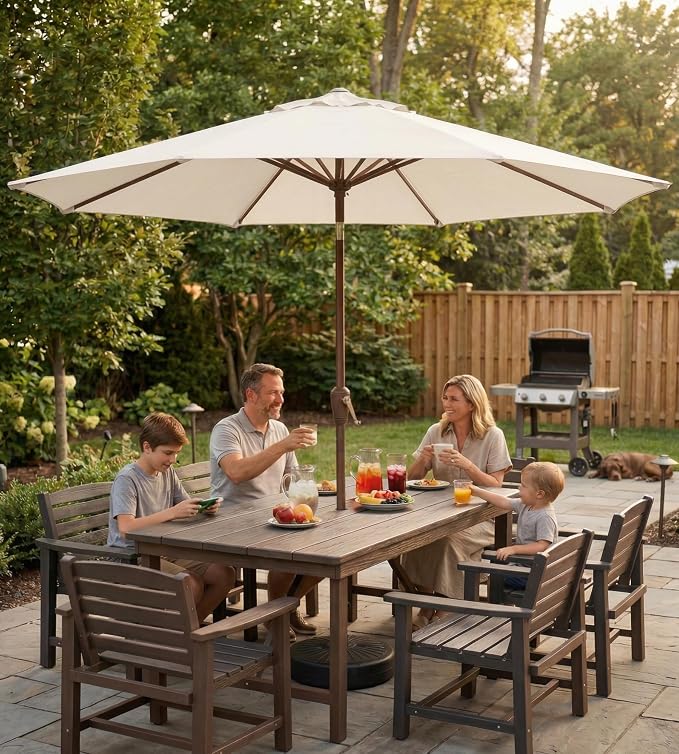 10FT Patio Umbrella, Outdoor Umbrella - Image 5