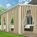 Outdoor Curtains for Patio Waterproof, 6 Drape Panels, Sun Shades | Privacy & by RichSets