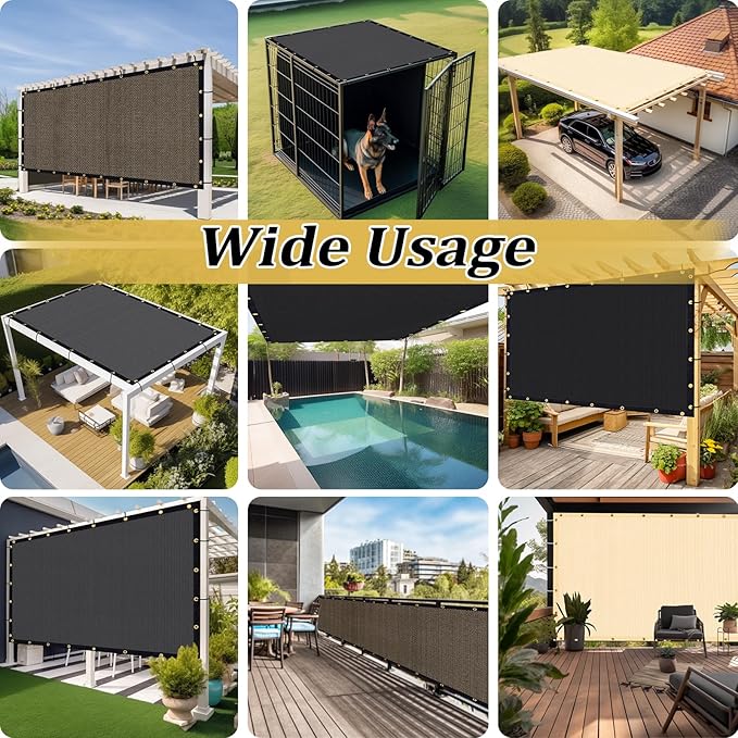 Shade&Beyond Customized Size 5' X 9' Shade Cloth - Image 6