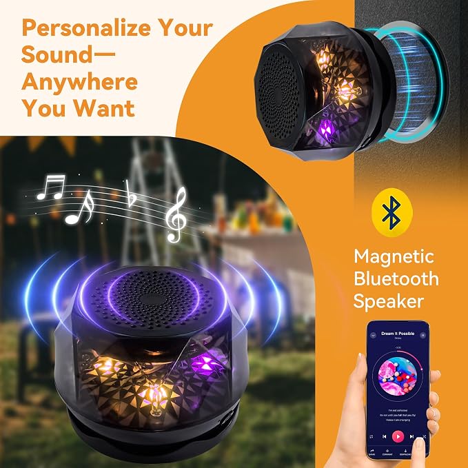 Patio Gazebo 10'x12' with LED Lights & Bluetooth Speaker, Heavy Duty Outdoor - Image 4