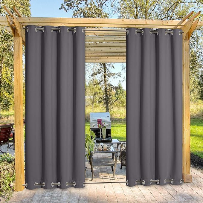 NICETOWN Outdoor Curtain Waterproof Extra Long 108" - Image 2
