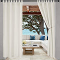 LORDTEX Indoor/Outdoor Curtains Waterproof Tab Top Patio Curtains | Sun by LORDTEX