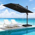 10' X 10' Patio Umbrella Cantilever Outdoor Rectangle Umbrella by ORYNTREX