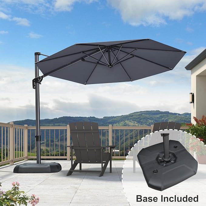 PURPLE LEAF Cantilever Umbrella - Image 2
