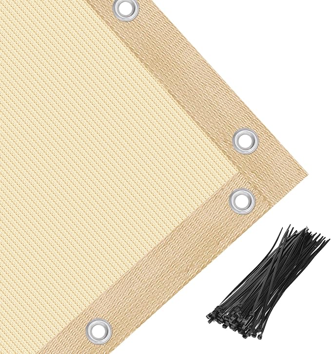 Amagenix 90% Pergola Shade Cover 7' X 16' Sun Shade Cloth - Image 6