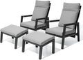 Pellebant 2-Piece Aluminum Outdoor Recliner Chair by Pellebant