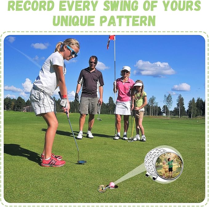Custom Golf Ball Marker with Magnetic Hat Clip, Personalized Golf Ball Marker Hat Clip, Personalized Hat Clip Ball Marker with Photo, Logo, Name, Unique Gift for Golfers, Dad, Mom, Coach