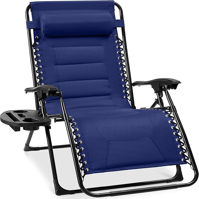 Best Choice Products Oversized Padded Zero Gravity Chair, Folding Outdoor Patio by Unknown