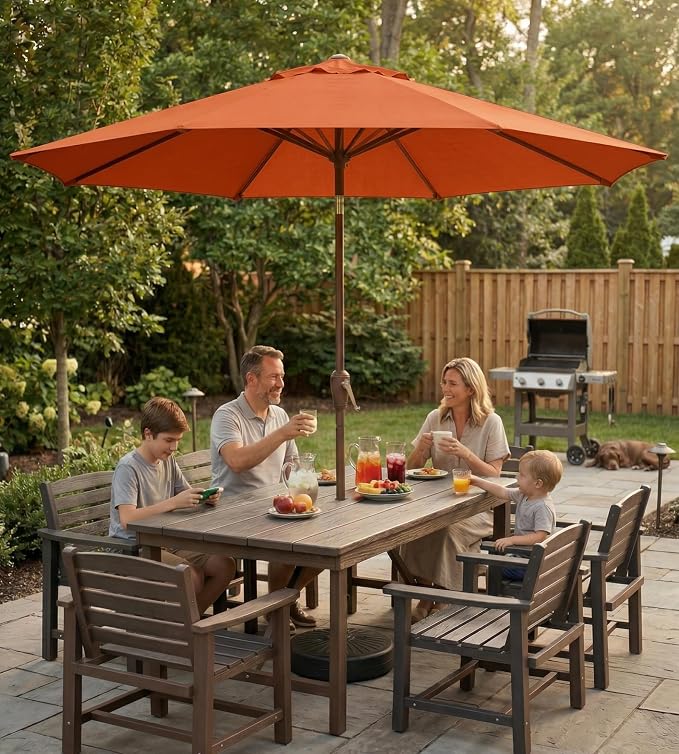 10FT Patio Umbrella, Outdoor Umbrella - Image 5