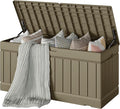 Devoko 78 Gallon Deck Box, Waterproof Resin Outdoor Storage Box | Outdoor by DEVOKO