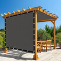 Amagenix 90% Pergola Shade Cover 7'X 13' Dark Gray Sun Shade Cloth by Amagenix