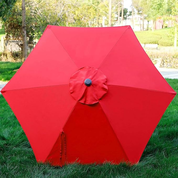 7.5 ft Patio Umbrella, Yard Umbrella, Outdoor Market Umbrella - Image 4