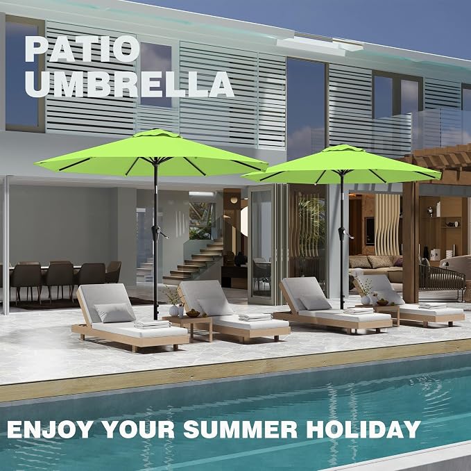 9 FT Patio Umbrella for Outdoor, Outdoor Table Umbrella - Image 8