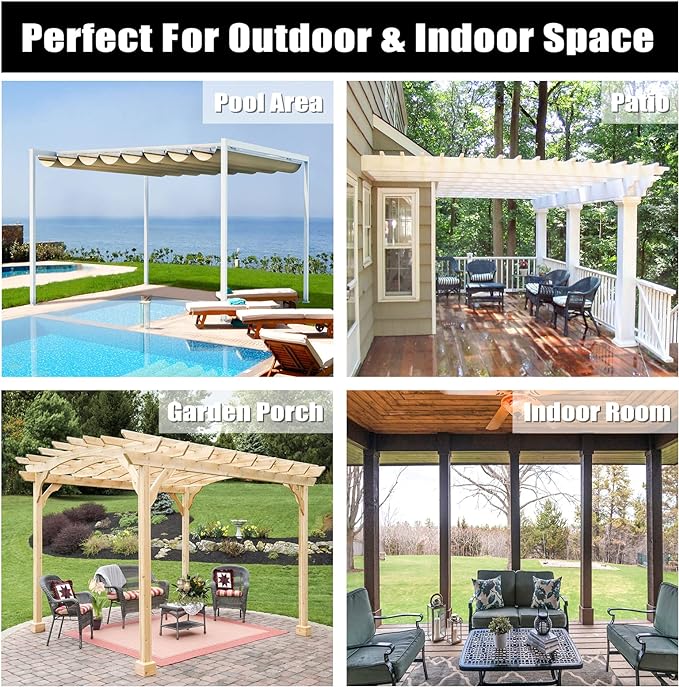 Easy-Going Outdoor Curtains for Patio 1 Panel, 150x84 inch, Weatherproof - Image 7