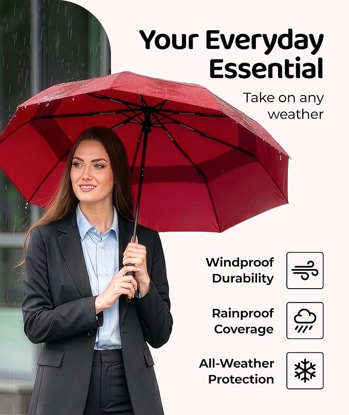 Windproof Travel Umbrella - Image 6