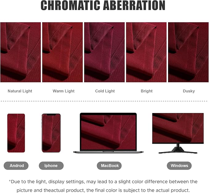 BONZER Outdoor Curtains for Patio Waterproof Thick Privacy | Grommet Light - Image 5