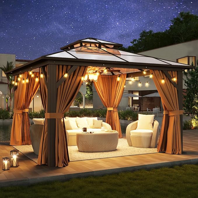 Aoxun 12'x12' Hardtop Gazebo - Image 2