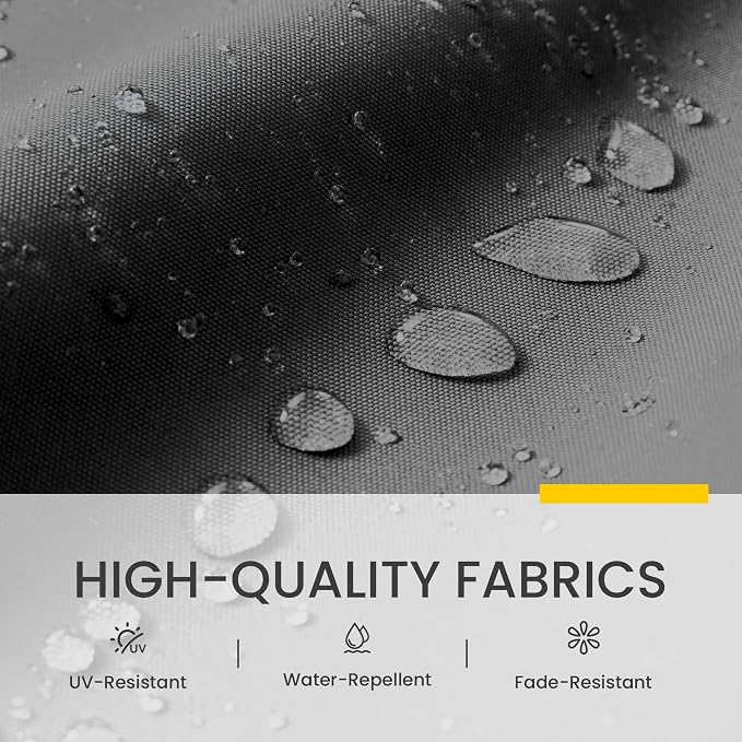 10x10 FT Outdoor Cantilever Patio Umbrella, Waterproof & UV-Protective Fabric - Image 7