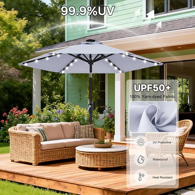 ABCCANOPY Solar Led Patio Umbrella - Image 5