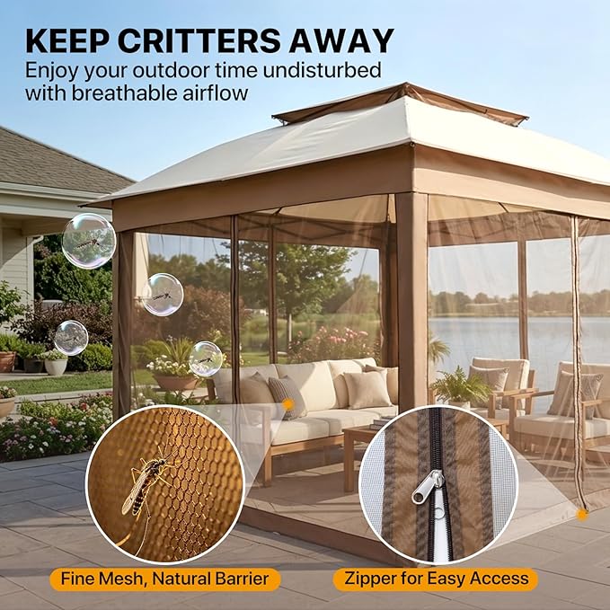 COOS BAY 11x11 Pop Up Gazebo - Image 6