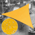 Royal Shade 14' x 16' x 21.3' Yellow Triangle Waterproof Sun Shade Sail Order by RoyalShade