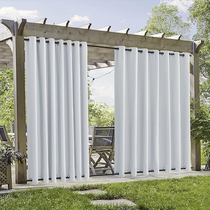 RYB HOME 2 Panels Outdoor Curtains by RYBHOME