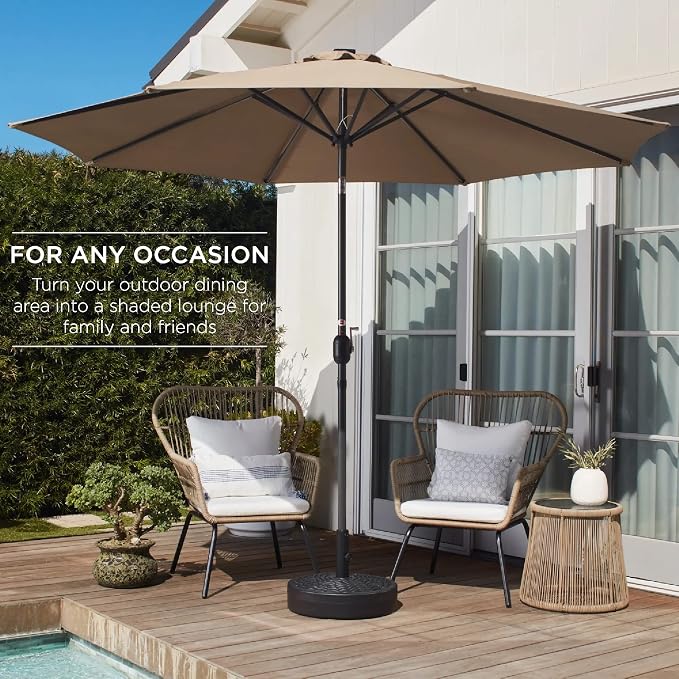 Best Choice Products 10ft Outdoor Patio Umbrella, Outdoor Table Umbrella - Image 3